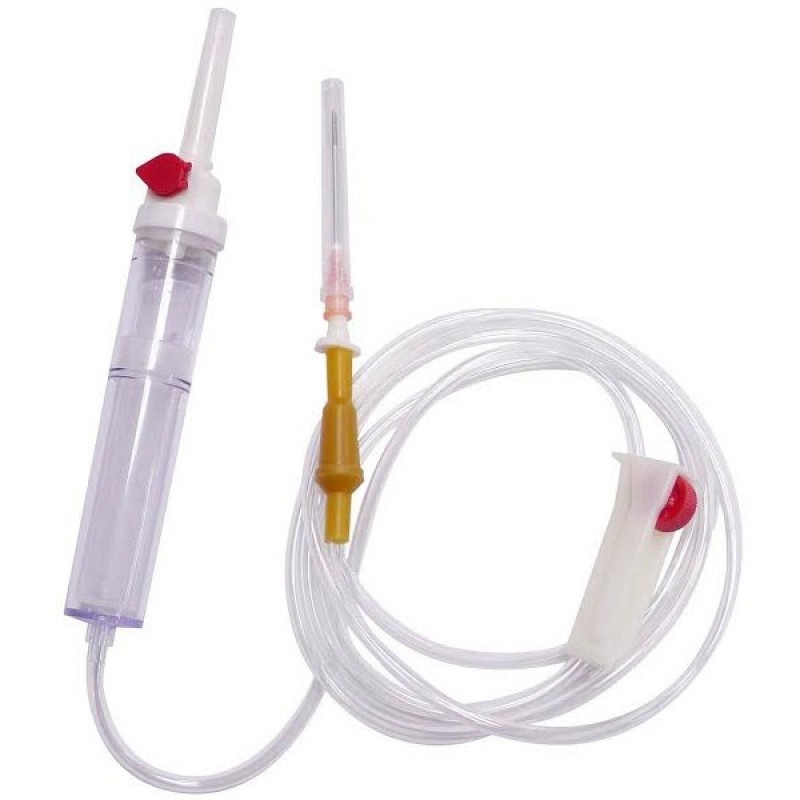 Trusa transfuzie sange, sterila cu ac 18G si spike plastic - 25 bucati